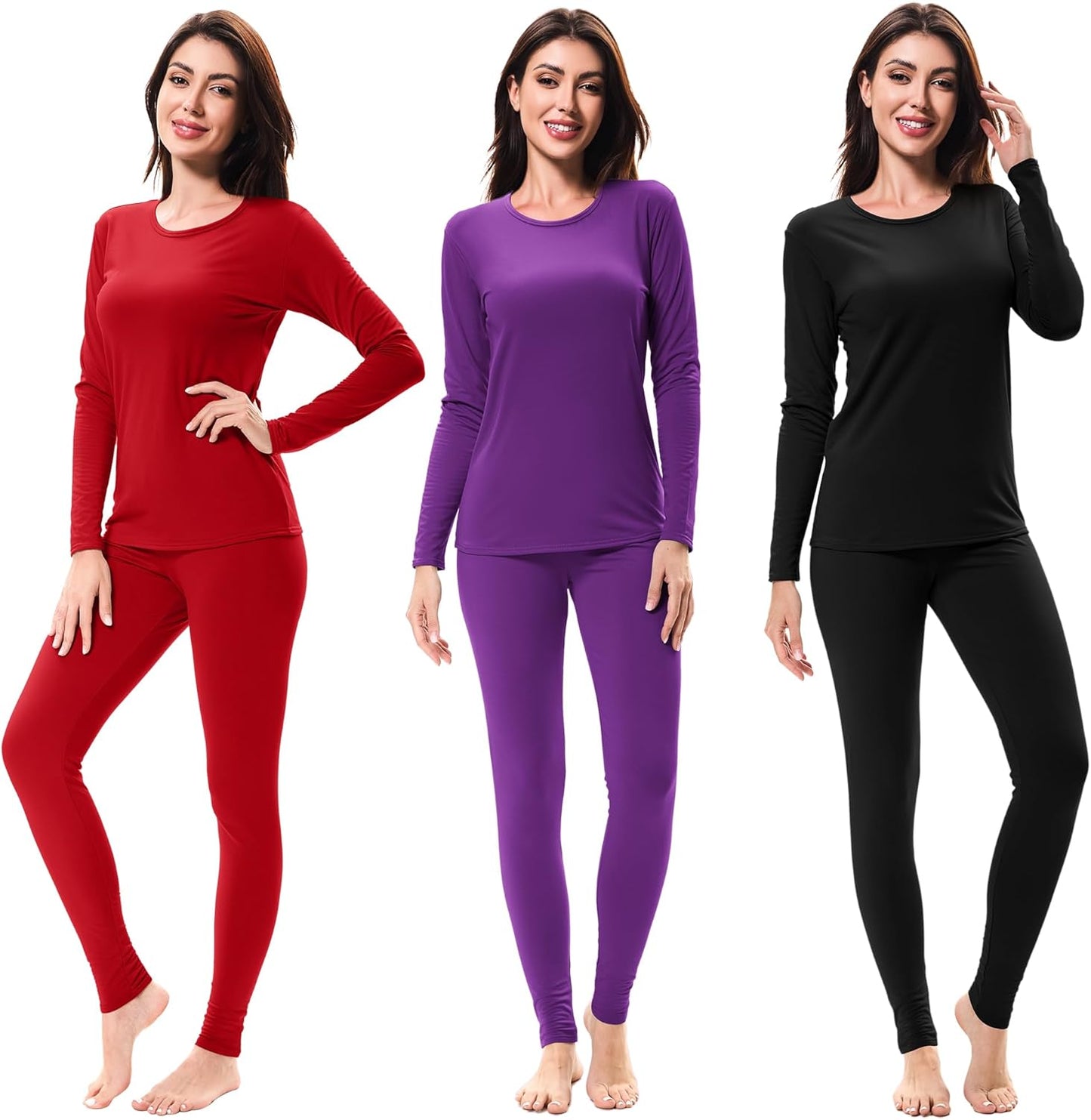 URATOT Women's Thermal Underwear Set for Cold Winter Comfort