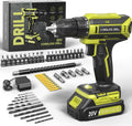 Cordless Drill 20V MAX Power Drill Set - 56PCS Kit for Home Projects