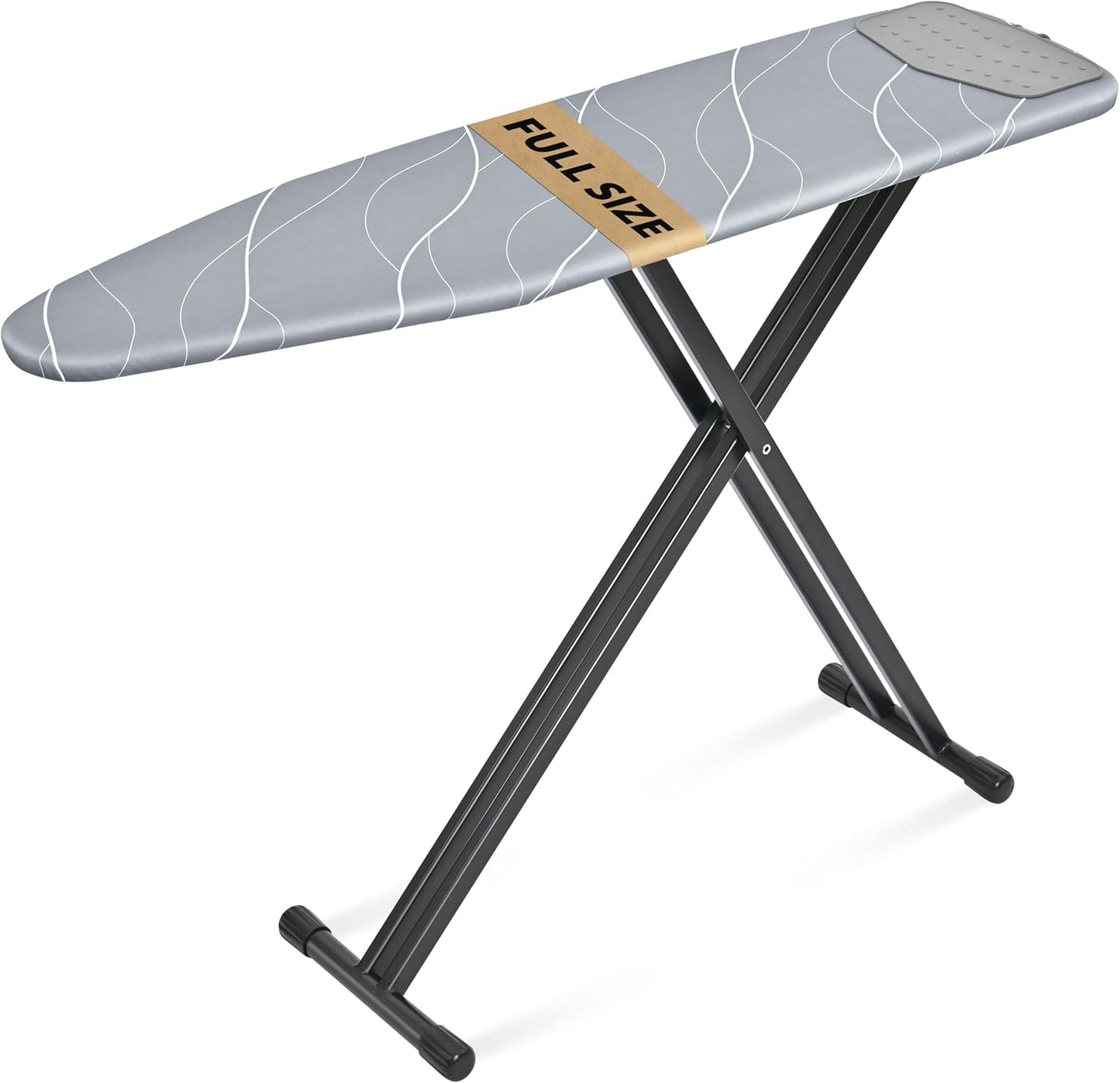 APEXCHASER Ironing Board with Heavy-Duty Legs and Heat Cover