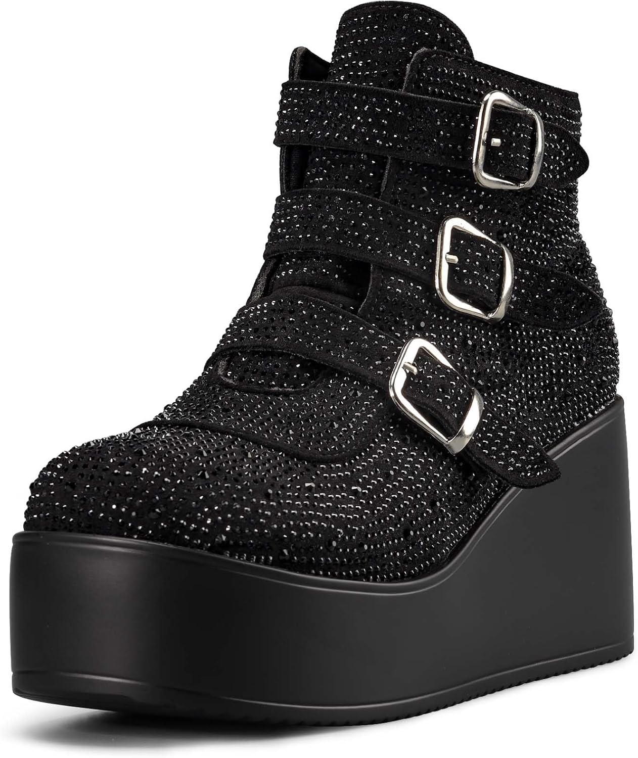 LUCKY STEP Women Platform Chunky Ankle Boots for Every Occasion