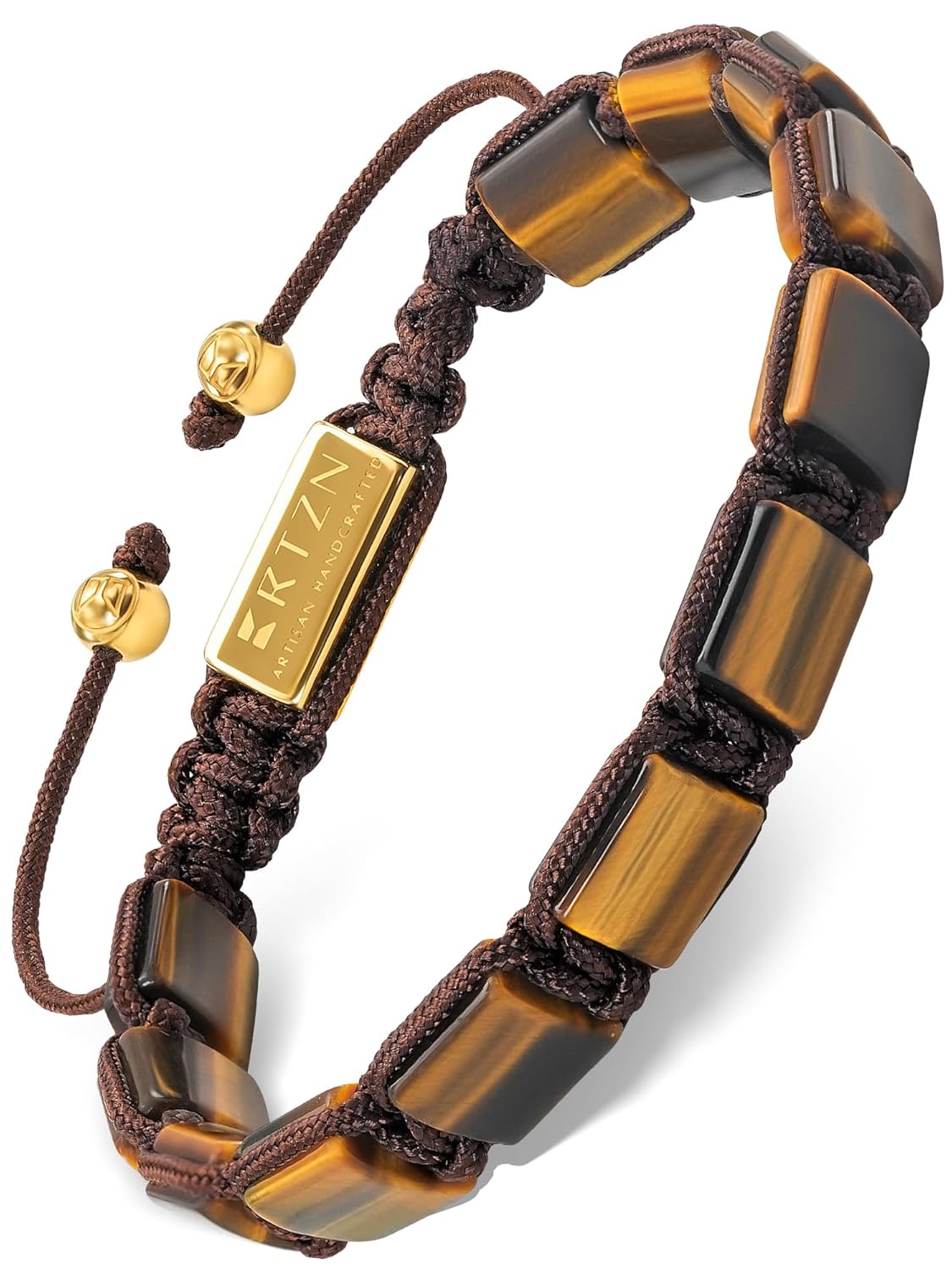 Golden Brown Tiger Eye Men's Bracelet