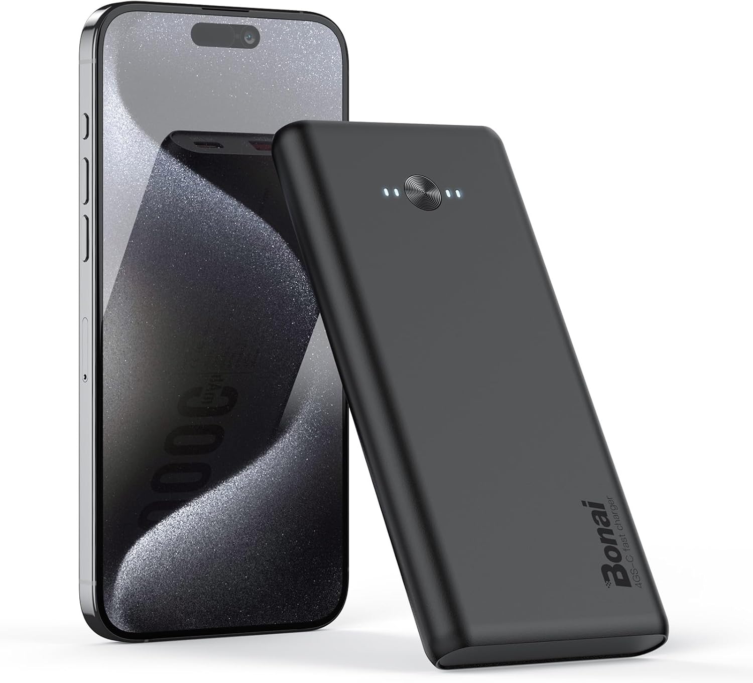 BONAI 10000mAh Slim Power Bank - Fast Charging USB-C - Portable & Versatile