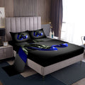 Boxing Glove Sheet Set Twin - Sports Theme Microfiber Bedding