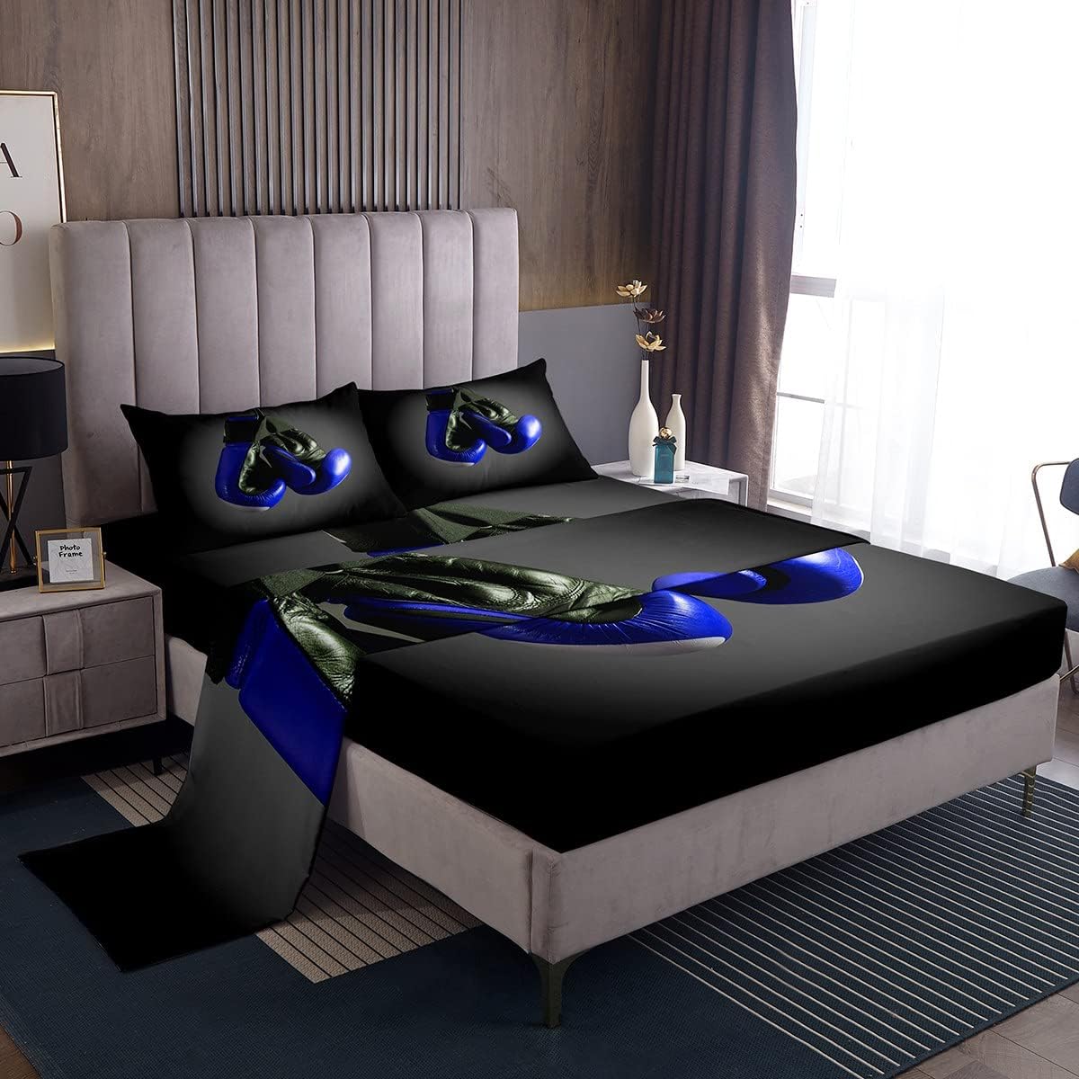 Erosebridal Boxing Glove Sheet Set - Sports Theme Bedding
