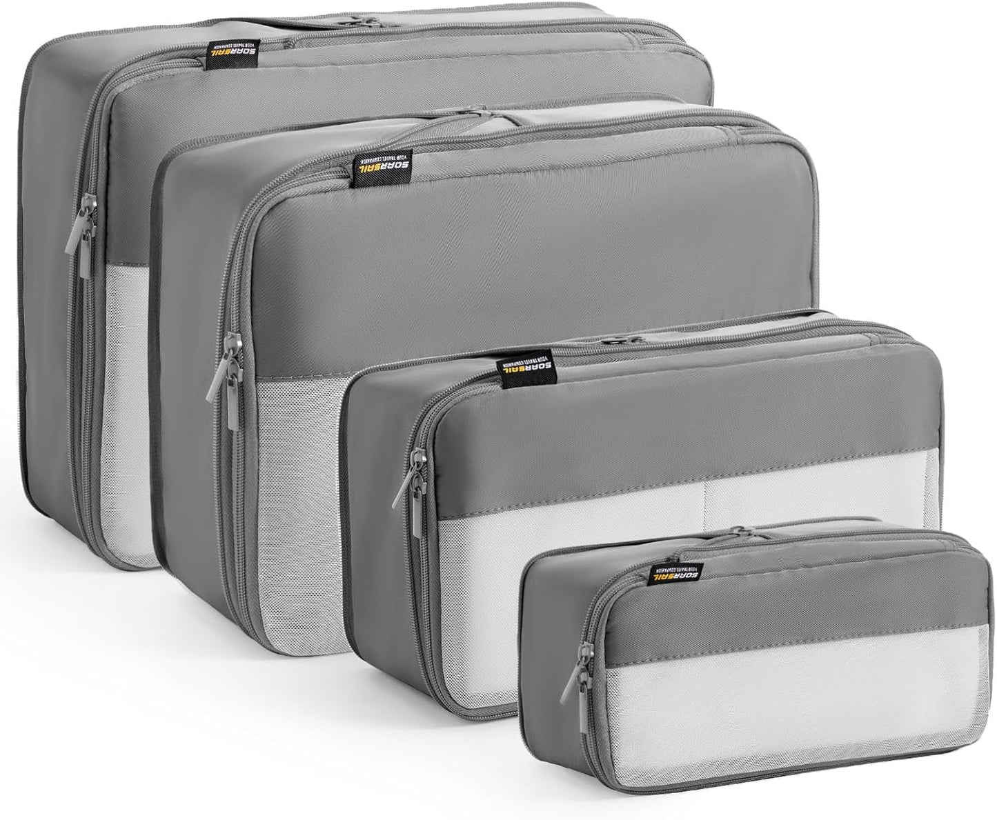 Compression Packing Cubes for Travel - Space Saving Organizers