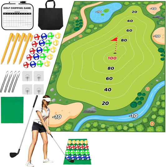 Ultimate Battle Golf Chipping Mat Set - Fun for All!