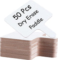 50 PCS 8 x 10 in Dry Erase Answer Paddles - Bulk Classroom Boards