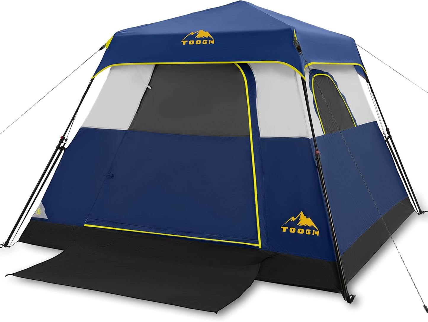 Toogh Instant Setup Weatherproof Camping Tent - Pop Up in 60 Secs! Backpack Included