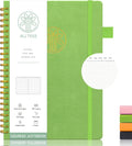 Graph Paper Spiral Notebook 6 in x 8.25 in - Hardcover Grid Journal