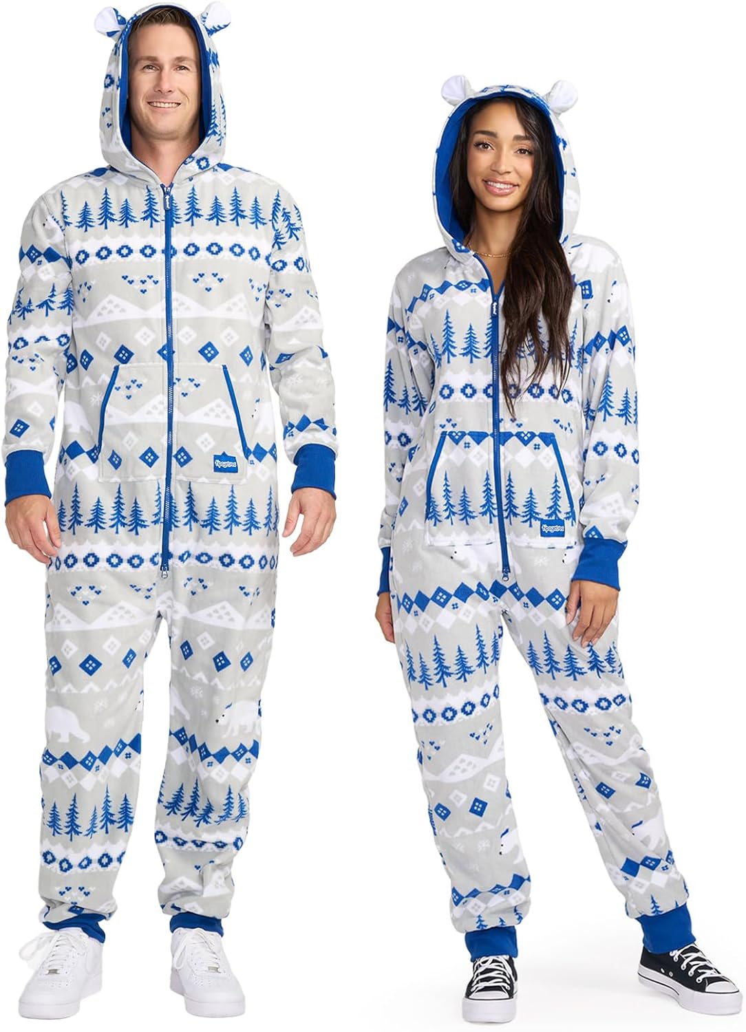 Tipsy Elves Christmas Onesies for Adults - Comfy Holiday Jumpsuits
