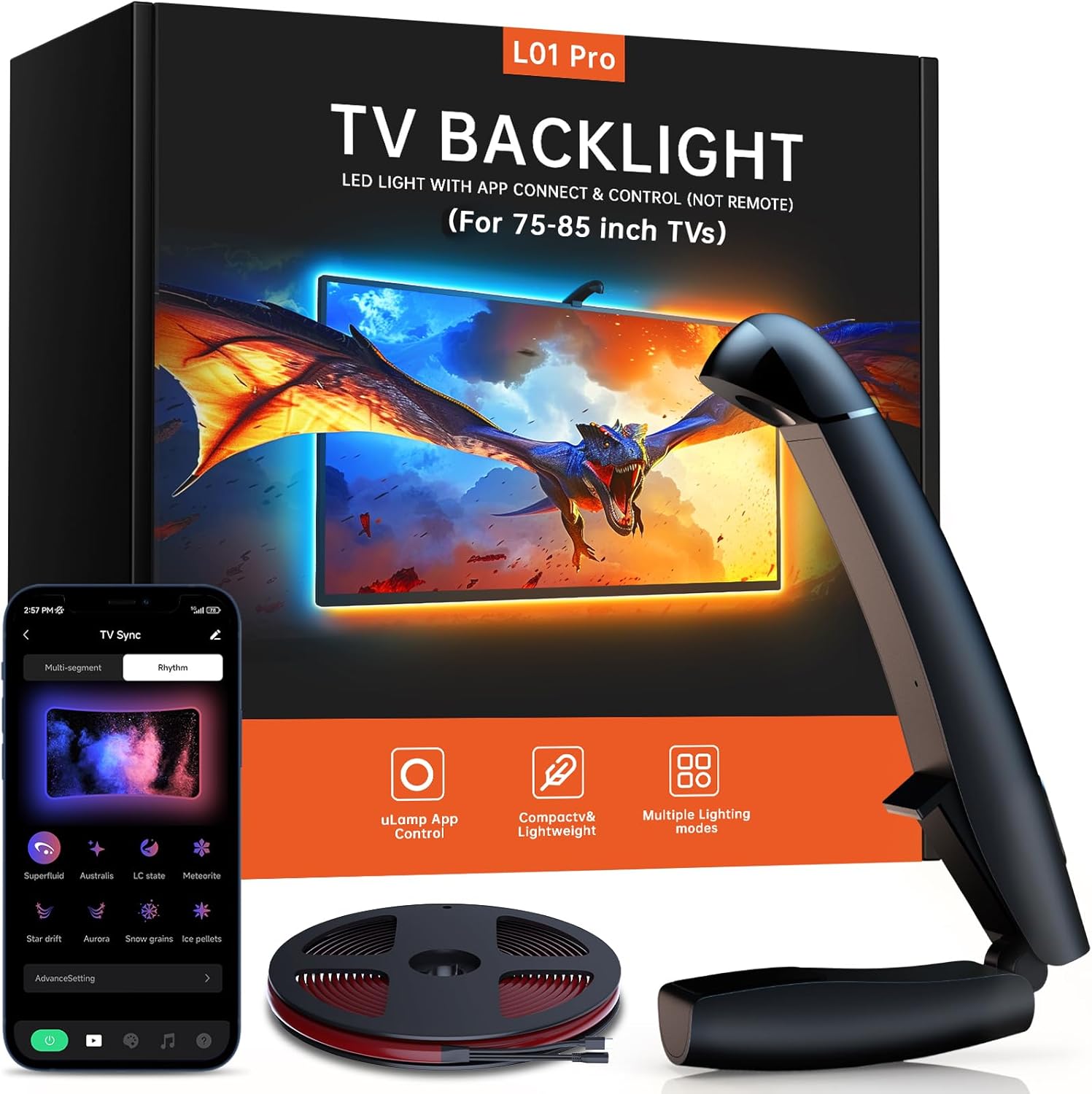 FFJ TV Lights That Change with TV for Immersive Viewing Experience