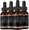Hemp Oil Maximum Strength 4-Pack - Pure CO2 Extract Drops