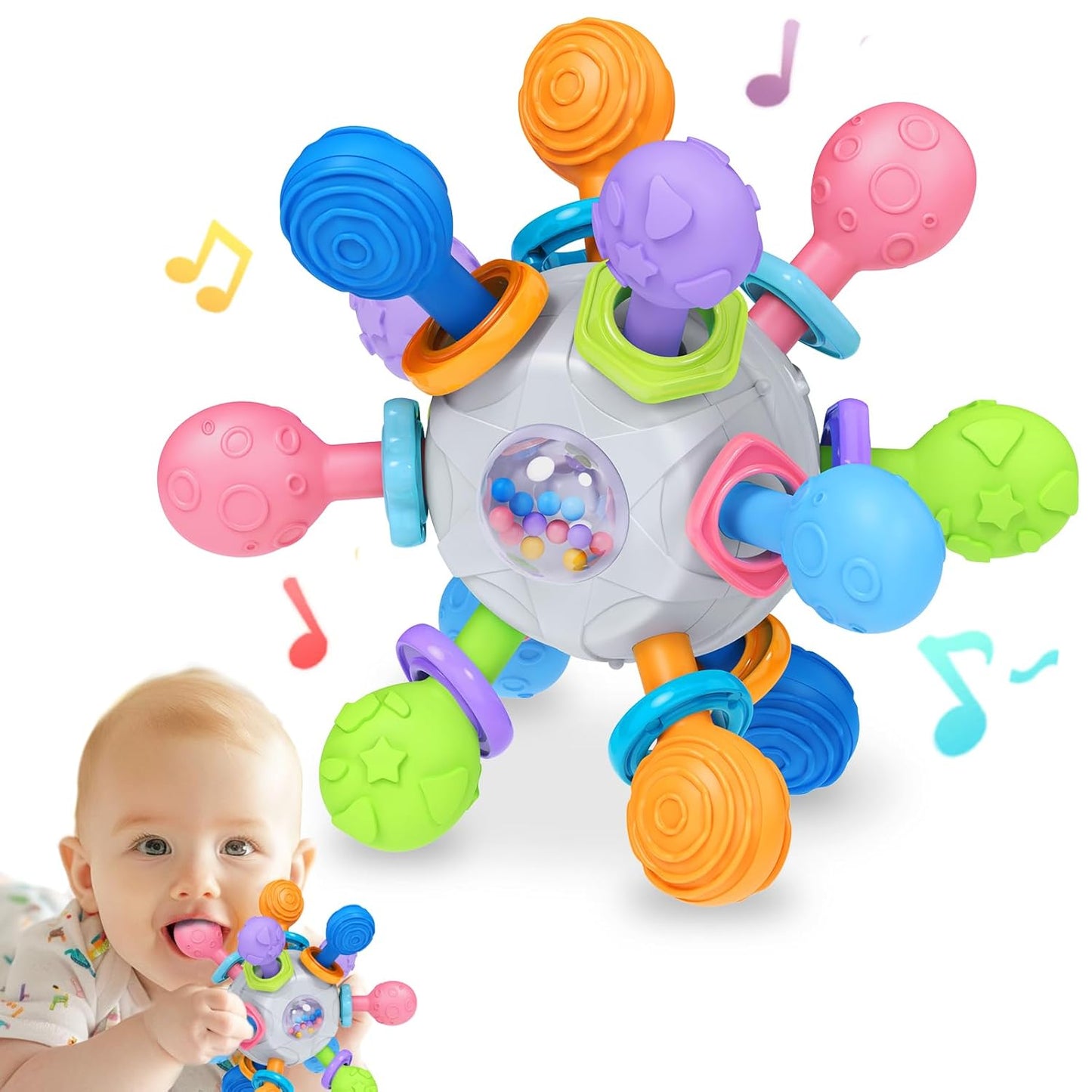 Montessori Teething Toy Set - Soothes Baby's Gums!