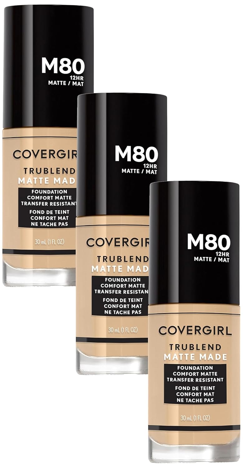 COVERGIRL TruBlend Matte Made Liquid Foundation for Flawless Skin