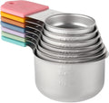 Magnetic Measuring Cups Set of 7 Stainless Steel - Stackable Kitchen