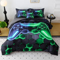 Twin Gaming Bedding Set 6-Piece Comforter - Soft 3D Game Console