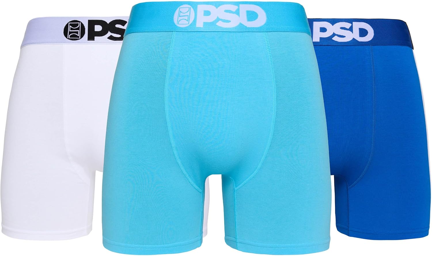 PSD Men's Mid Length Boxer Briefs with 5 Inch Inseam Comfort