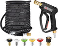 Pressure Washer Gun and 50 ft Hose Kit - Durable 4200 PSI Cleaning