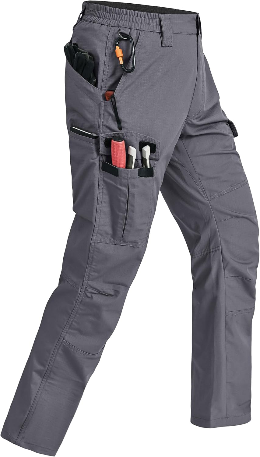Mens Cargo Pants Ripstop Water Resistant Tactical Hiking Gear