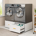 2 Pack Metal Washer and Dryer Pedestals 28in W 16in H - Heavy Duty