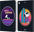 Peanuts Night Surfer Snoopy Leather Wallet Case Compatible with iPad