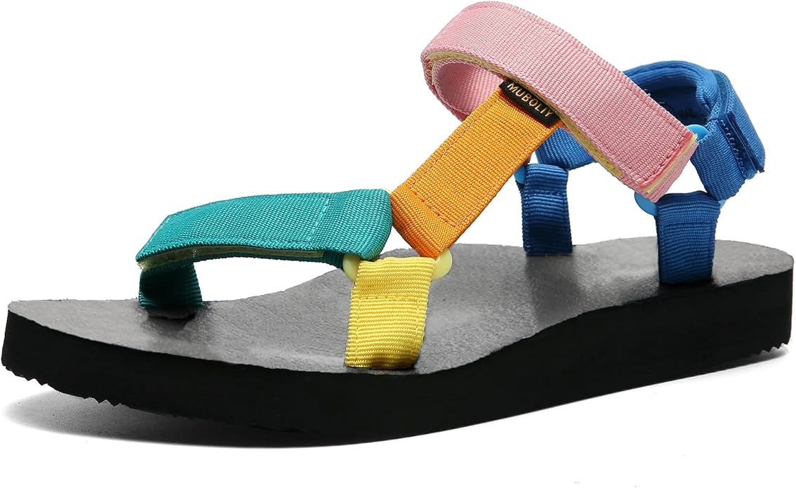 Muboliy Women's Casual Summer Water Sandals with Arch Support