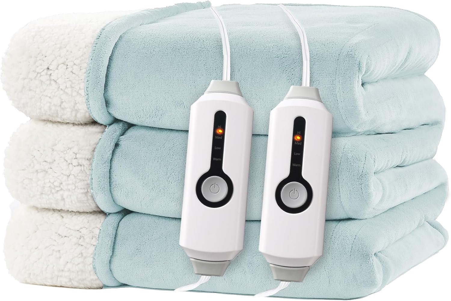 Electric Heated Blanket King Size with Dual-Sided Comfort