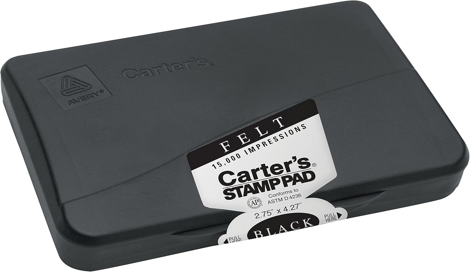 AVERY Carter's Felt Black Stamp Pad for Crafting and More