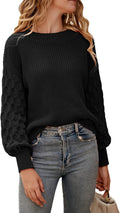 Women's Fall 2025 Pullover Sweater - Chunky Slouchy Knit