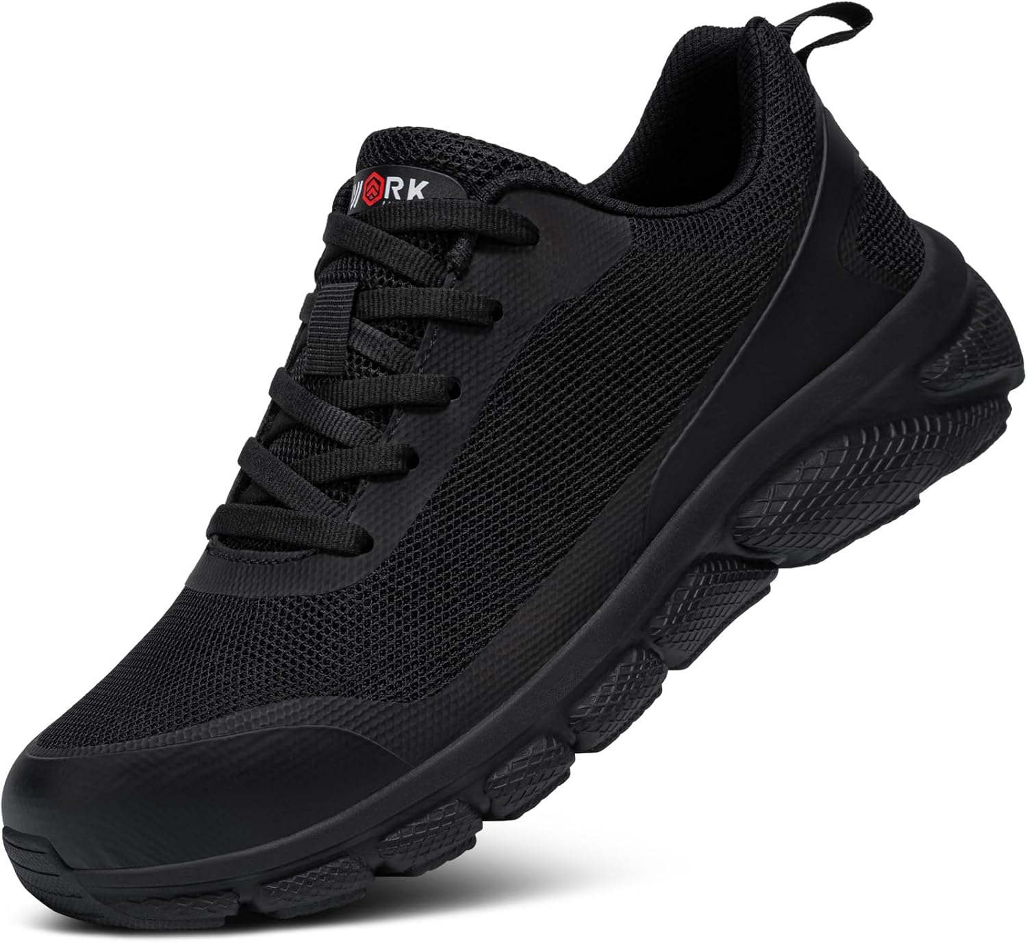 LARNMERN Slip On Steel Toe Work Shoes for Comfort and Safety