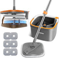 Mop and Bucket Spin Mop with Separate Dirty Water System - Deep Clean