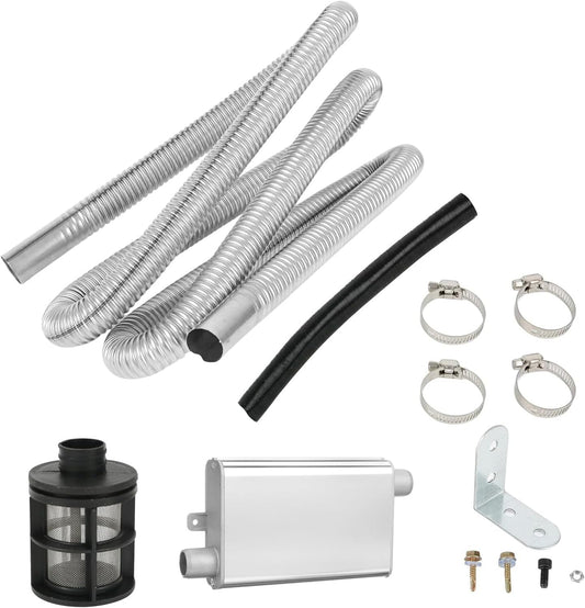 Silent Stainless Steel Diesel Heater Exhaust Upgrade