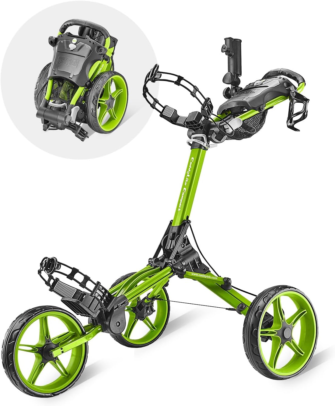 Caddytek Caddylite Compact Golf Cart, Easy Fold, Lightweight