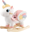 FUNLIO Unicorn Baby Rocking Horse for Toddlers - Soft Plush Ride-On
