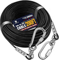 Tie Out Cable for Dogs Up to 300lbs - 200ft Heavy Duty
