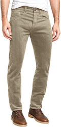 ETHANOL Men's Slim Stretchy Casual Corduroy Pant - Classic Slim Fit