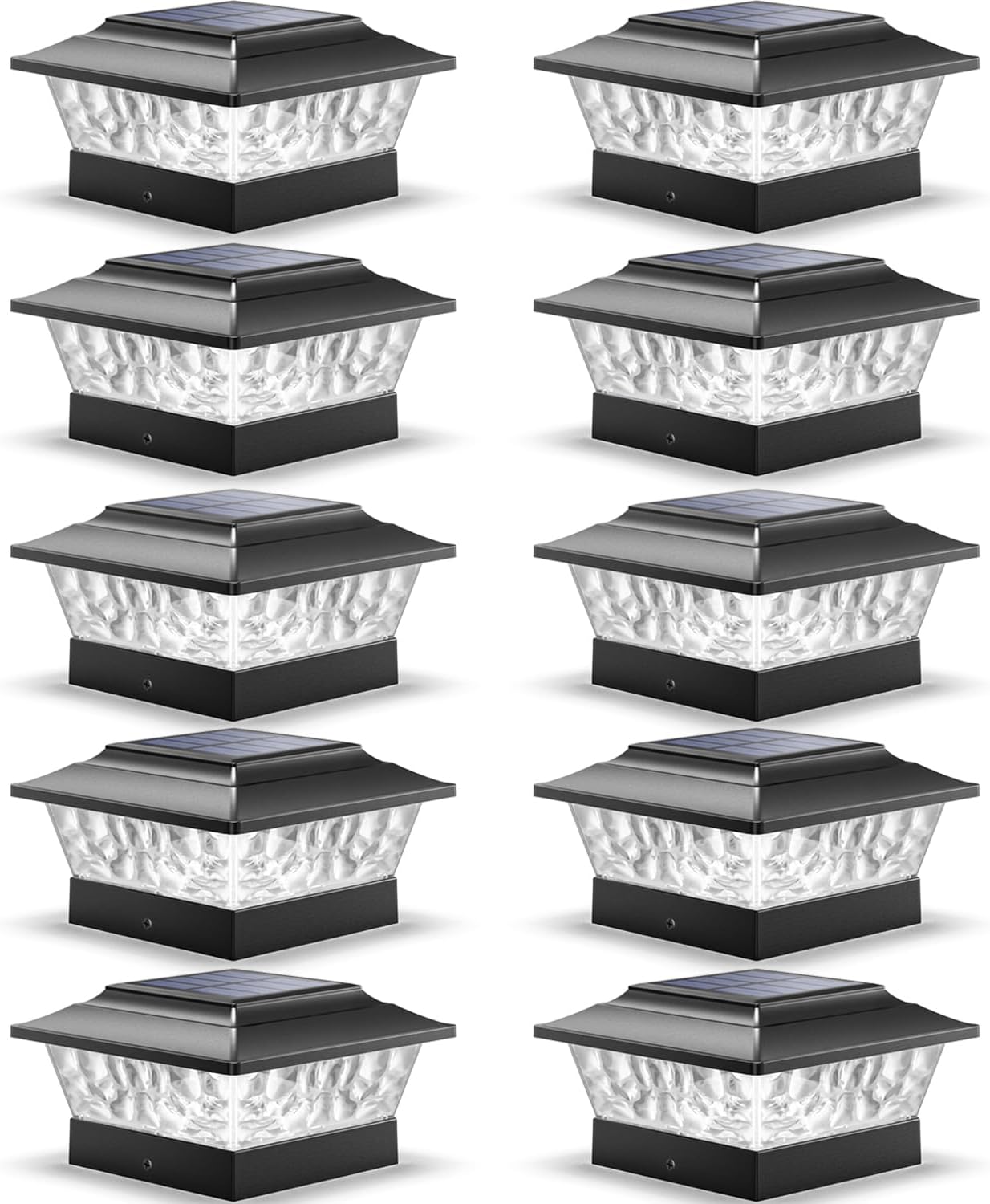 SIEDiNLAR Solar Post Lights Outdoor for Fence and Deck