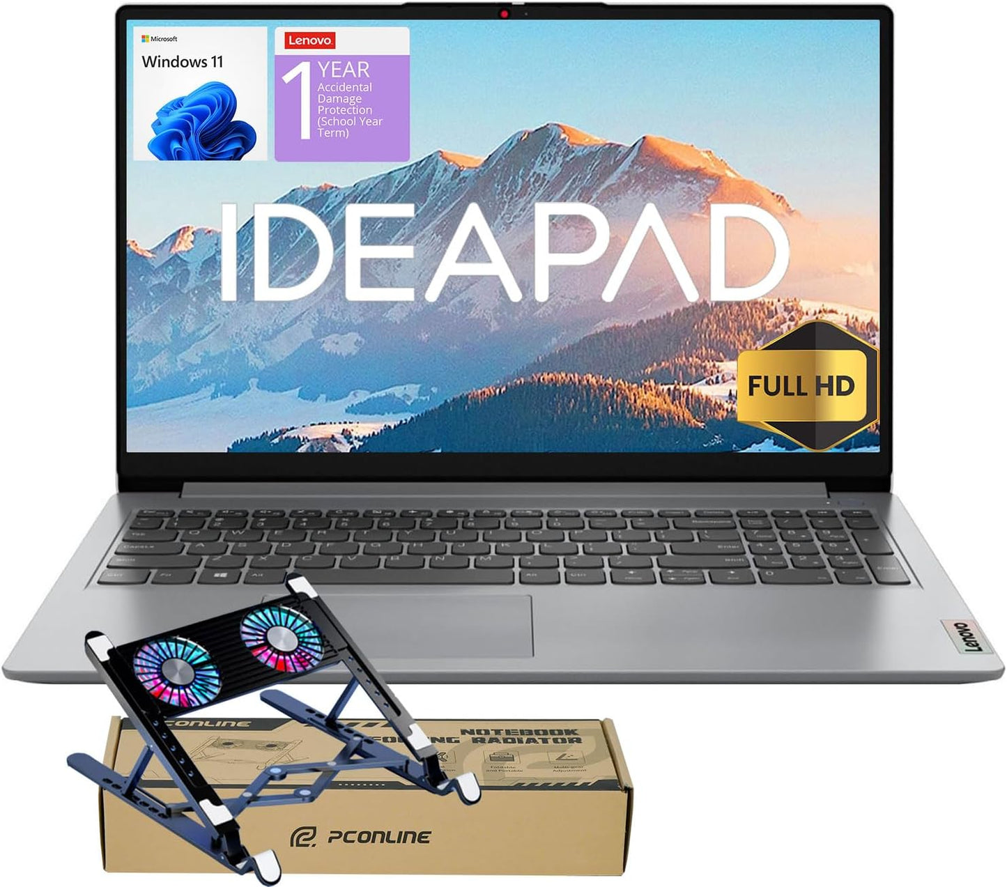 Lenovo IdeaPad 2025 Family Laptop with 15.6in FHD Screen