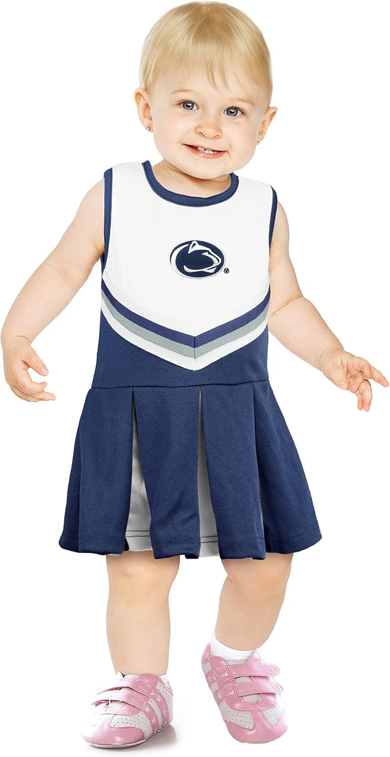NCAA Infant/Toddler Girls One Piece Team Cheer Jumper Dress