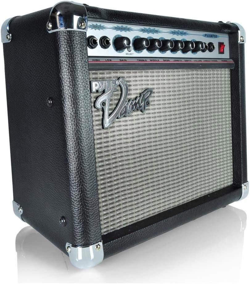 Pyle Pro 60-Watt Vamp Series Amplifier with 3-Band EQ and Delay