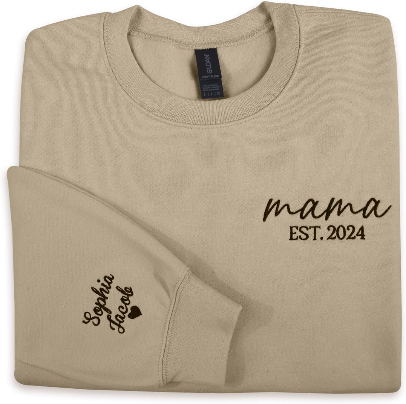 Personalized Embroidered Hoodie by NACRE APPAREL