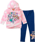 Paw Patrol Everest Skye Girls Pullover Crossover Fleece Hoodie