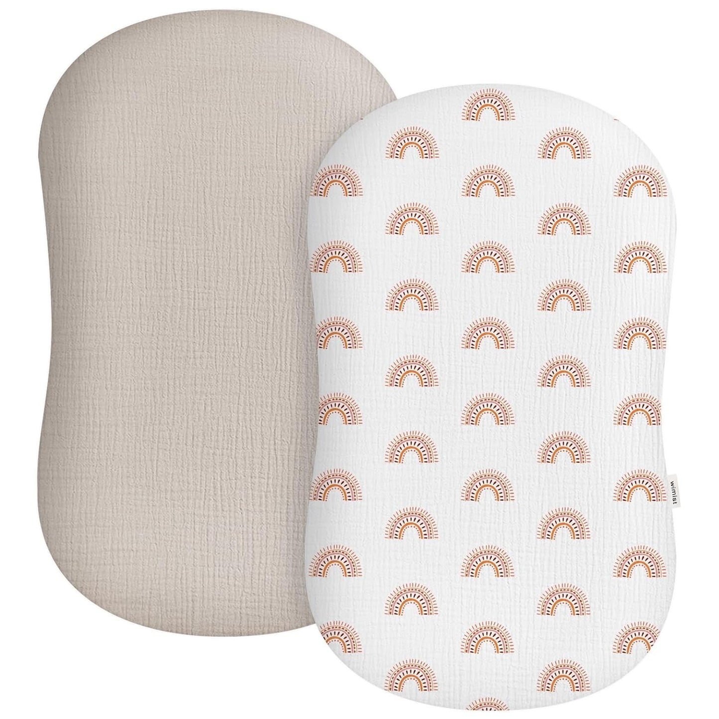 Wimist Muslin Baby Lounger Covers - Soft & Breathable 2 Pack