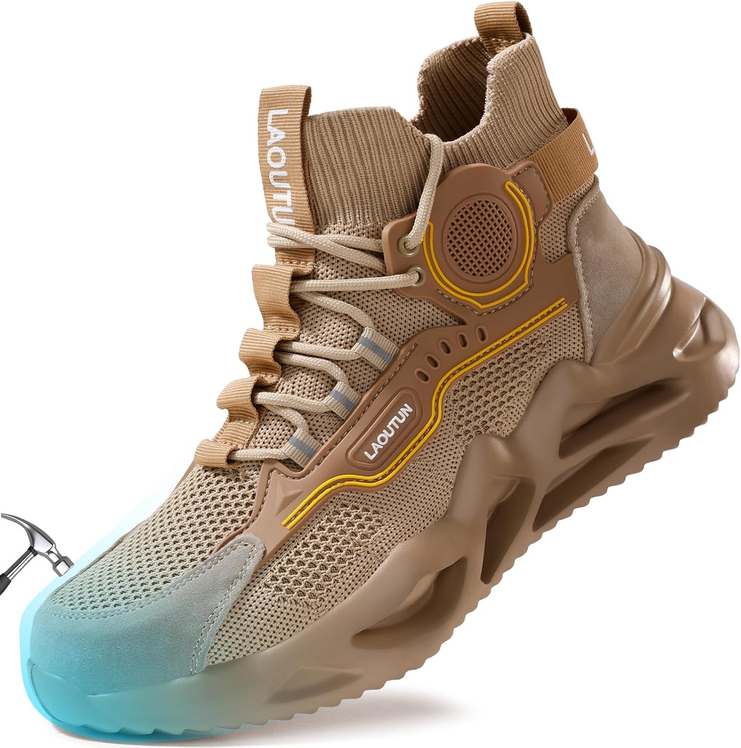 Steel Toe Shoes for Men Women Comfortable Lightweight Safety Sneakers