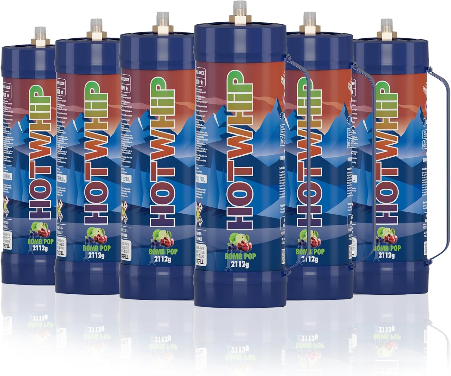 Premium Whipped Cream Charger 6-Pack for Perfect Desserts
