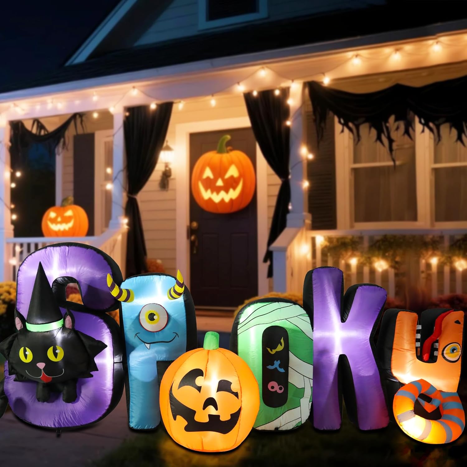 8.85ft Halloween Inflatables Outdoor Decoration for Spooky Fun