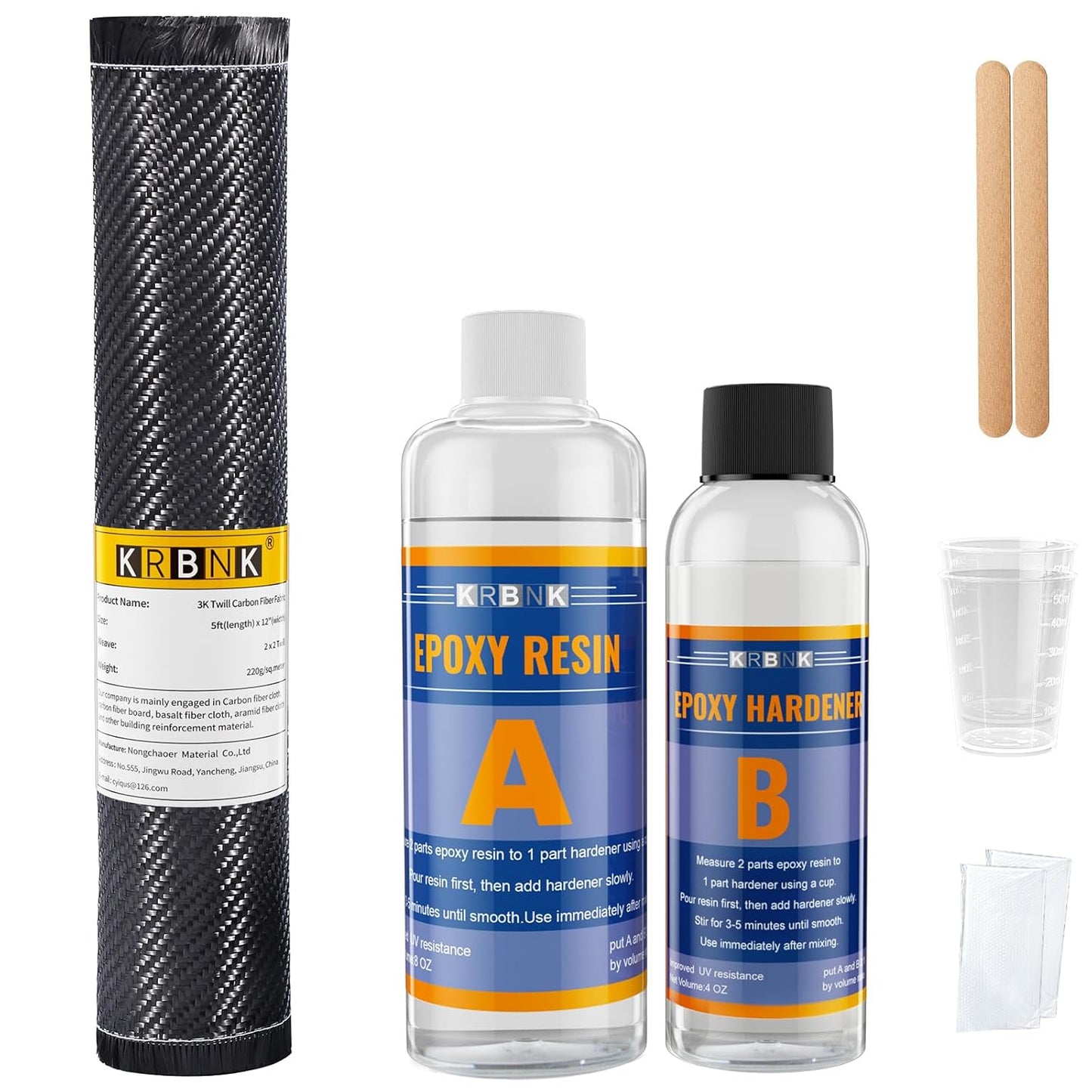 5FT Carbon Fiber Repair Kit for DIY Projects and Repairs