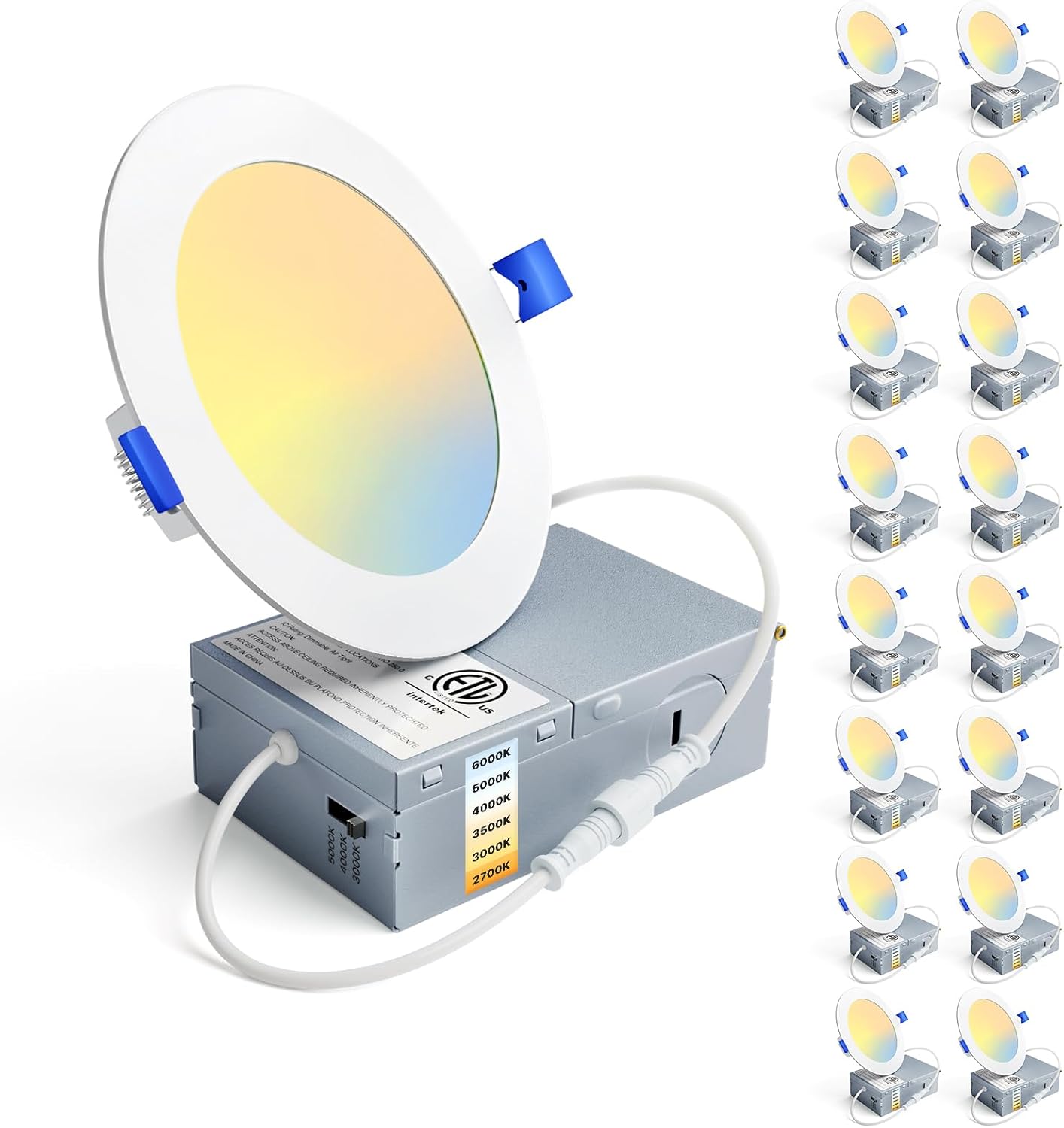 Ultra-Thin 4 Inch LED Recessed Lighting with Junction Box