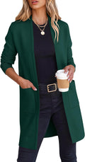 Cardigan Sweater for Women Long Sleeve Open Front Knit Coatigan - Fall