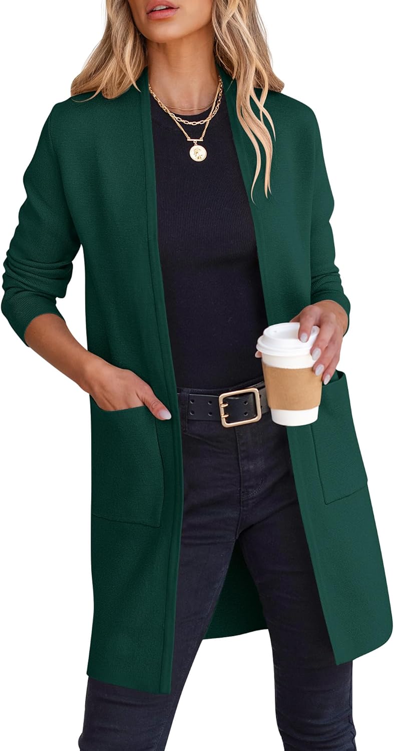 ANRABESS Cardigan Sweater for Women - Casual Fall Fashion